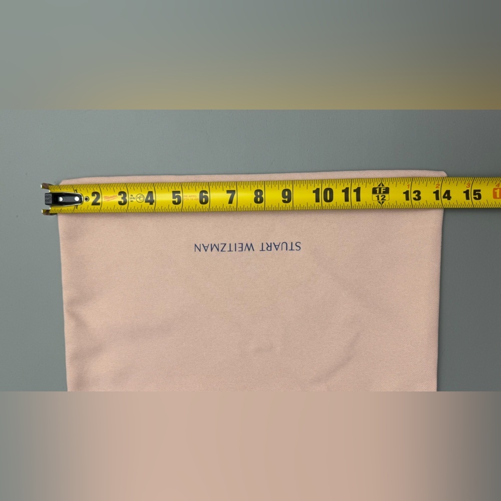 Stuart Weitzman Dust Bag Pink Drawstring Shoe Storage Pouch - Picture 5 of 5